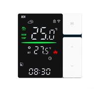 Termostato inteligente Tuya WiFi, 86 x 86 x 41 mm, plástico 3/16 A, controlador de temperatura programable inalámbrico para calefacción eléctrica de suelo (blanco 3A-WIFI)