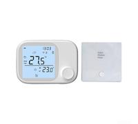 Termostato inteligente WiFi Controlador de temperatura digital RF433 para Alexa Pantalla táctil Programable Ahorro de energía Inalámbrico Control de Calefacción del Hogar (WIFI)