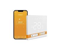 Termostato inteligente WiFi, controlador de temperatura for calefacción por suelo radiante eléctrico, compatible con Alexa, Google, Apple y SmartThings.(Matter Water Heat-W)