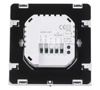 Termostato inteligente WiFi para calefacción eléctrica por suelo radiante - Control de voz con para Alexa y Google - Programable 6 períodos diarios - PC+ABS ignífugo - Montaje en pared de 86 mm blanco