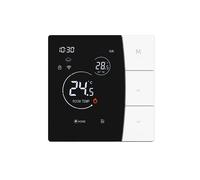 Termostato Inteligente WiFi para Calefacción por Suelo Radiante con Retroiluminación y Bloqueo para Niños. Caldera de Agua de 3 A.