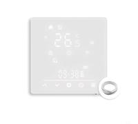 Termostato inteligente WIFI para Tuya, calefacción por suelo radiante eléctrico Interruptor de termostato inteligente Control de pantalla táctil para Tuya Smart-Life App para comodidad en el hogar (GB
