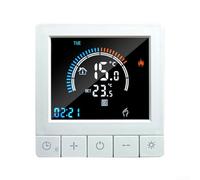 Termostato LCD para calefacción de habitación y suelo con programación semanal inteligente, bloqueo infantil y control manual flexible y automático para nergética (3 A)