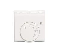 Termostato mecánico de 220 V, regulador de temperatura para aire acondicionado y calefacción por suelo radiante, superficie con interruptor de encendido/apagado