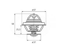 Era Termostato Refrigerante 80°C Para Alpina B6 350231A