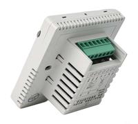 Termostato no programable con la pantalla grande del Lcd, regulador de temperatura de Digitaces para el aire acondicionado central, el panel blanco del soporte de la pared 86m m
