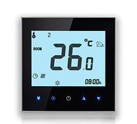 Termostato para calefacción BECA, con pantalla LCD táctil 3/16A, inalámbrico y programable, negro, 3A for Boiler Heating(WIFI) 220.00 volts