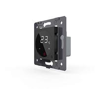 Termostato para calefacción por suelo radiante Livolo, color negro, VL-C7-01TM-12