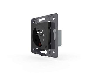 Termostato para calefacción por suelo radiante Livolo, color negro, VL-C7-01TM-12
