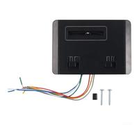 Termostato para RV, 12 V 24 V 7330G3351 refrigeración de calefacción de una sola etapa compatible con unidad de aire acondicionado Coleman (negro)