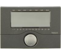 Termostato Programable A Pilas De Pared Antracita Vimar Mod. 01910.14