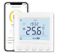 Termostato programable de calefacción por suelo radiante compatible con Alexa y para la aplicación Smart Life para programación y gestión remota de calefacción (3 A)