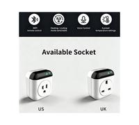 Termostato Programable Inteligente con Conexión WiFi, Controlador de Temperatura, Compatible con Modos de Calefacción/Refrigeración, Control por