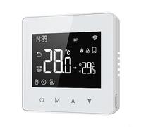 Termostato programable inteligente, termostato para Tuya para Zigbee alimentado por batería, termostato de horno montado en la pared con pantalla LCD, control de aplicación