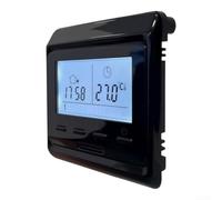 Termostato Programable para e51 3A para Calefacción Agua Termostato(16A Black)