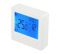 Termostato programable para habitación anticongelante para calefacción por suelo radiante, pantalla LCD, temperatura diurna, niño que tiene 52 controladores de programación digital, caldera de bloqueo