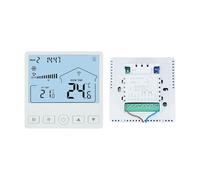 Termostato Programable,Termostatos Programables Para Hogares | Controlador de Temperatura LCD de Velocidades y Ahorro Energético Para Sótano Garaje Dormitorio
