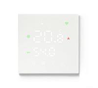 Termostato programable WiFi para calefacción inteligente del hogar con soporte para y paraFor App y fácil navegación por pantalla táctil (calefacción de agua blanca de 3 A)