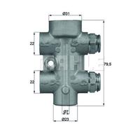 Termostato, refrigeración de aceite MAHLE TO 8 80