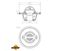 Termostato, refrigerante EASY FIT NRF 725016