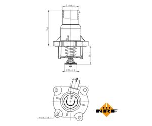 Termostato, refrigerante EASY FIT NRF 725033