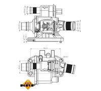 Termostato, refrigerante EASY FIT NRF 725058