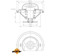 Termostato, refrigerante EASY FIT NRF 725072