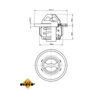 Termostato, refrigerante EASY FIT NRF 725150
