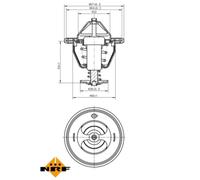 Termostato, refrigerante EASY FIT NRF 725174