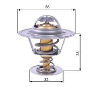 Termostato Refrigerante Gates TH13182G1 para Alfa Romeo Fiat Innocenti Lancia