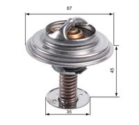Termostato Refrigerante Gates TH45682G1 para Jaguar Land Rover