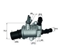 Termostato, refrigerante MAHLE TI 143 88