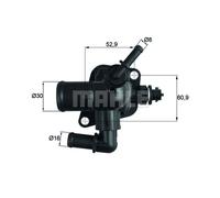 Termostato, refrigerante MAHLE TI 251 88D