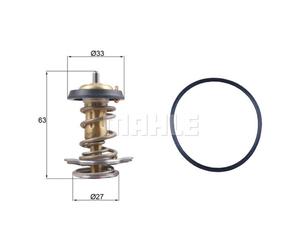 Termostato, refrigerante MAHLE TX 264 82D