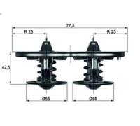 Termostato, refrigerante MAHLE TX 32/1D para SCANIA T 11.705 2004-2005