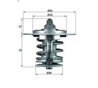 Termostato, refrigerante MAHLE TX 84 77 para LAUREL (JC32) 2.4 1985-1987