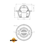 Termostato, refrigerante NRF 725151