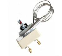 Termostato Regulable Horno Metal 250V 32A | Soporta 250V 32A, para ideal electrodomésticos pesados, seguridad certificada, contacto doble estable