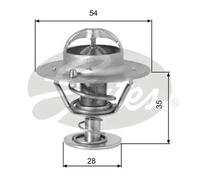Termostato sin carcasa (cárter) TH00782G1 GATES para FORD KIA PEUGEOT HYUNDAI VW
