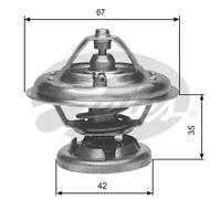 Termostato sin carcasa (cárter) TH12680G1 GATES para MERCEDES-BENZ SSANGYONG