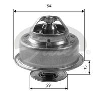 Termostato sin carcasa (cárter) TH14488G1 GATES para VOLVO 240 240 Kombi 340-360