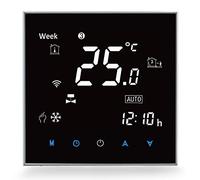 Termostato Smart WiFi Compatible con Alexa Google Home - Termostato Inteligente Inalámbricos Programable para Caldera de Gas Calefacción, Digital Controlador de Temperatura,3A
