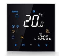 Termostato Smart WiFi Compatible con Alexa Google Home - Termostato Inteligente Inalámbricos Programable para Caldera de Gas Calefacción, Digital Controlador de Temperatura,3A