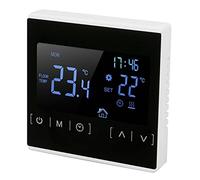 Termostato, Termostato para Controlador de Temperatura de la Casa Pantalla Táctil Retroiluminada Termostato Inteligente de Control Dual para Calefacción por Suelo Radiante Alta