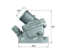MAHLE Aftermarket Termostato, refrigerante para VOLVO: V50, XC 70, S80, S60, V70, XC 60, XC 90 (Ref: TH 36 90D)