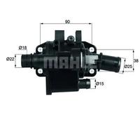 Termostato TH 42 83 MAHLE para PEUGEOT FORD CITROËN MAZDA SUZUKI TOYOTA