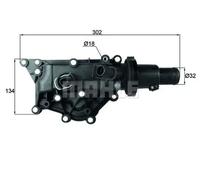 Termostato TH 59 83 MAHLE para RENAULT FLUENCE KANGOO / GRAND KANGOO II