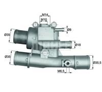 MAHLE Thermostat, Kühlmittel TI12488