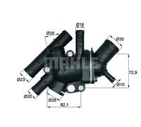 Termostato TI 134 88D MAHLE para RENAULT OPEL