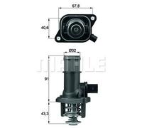 Termostato TI 16 105 MAHLE para VW AUDI SKODA